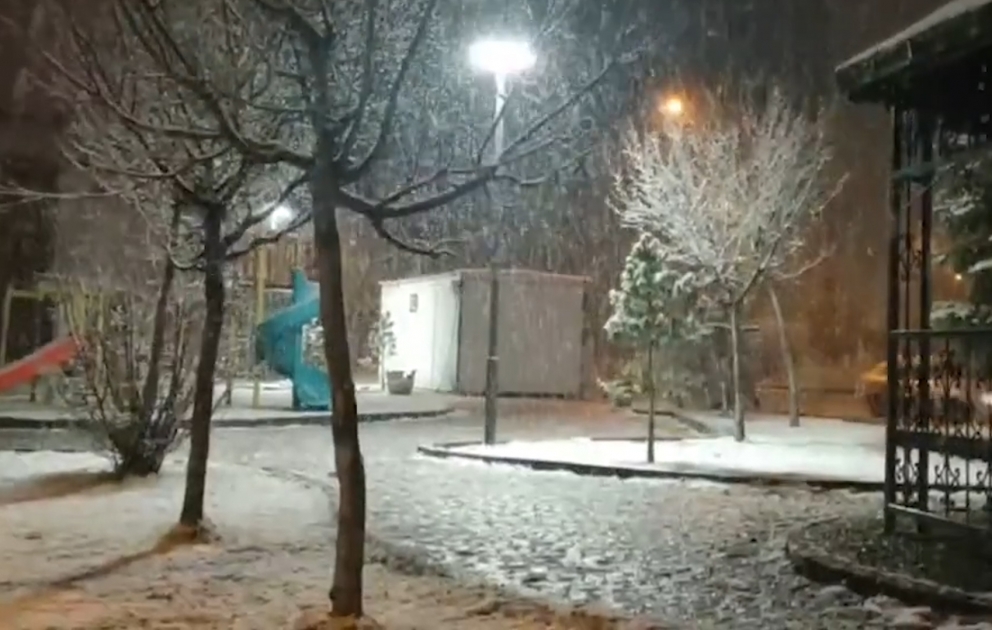 Ərzurumda qış fəsli hələ də davam edir