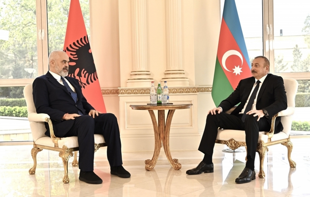 President Ilham Aliyev, Prime Minister of Albania held one-on-one meeting
