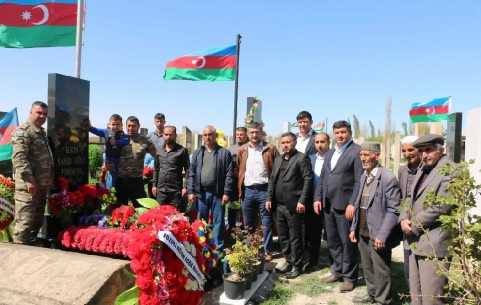 Vətən müharibəsi şəhidi İlkin Fərəcovun xatirəsi anılıb