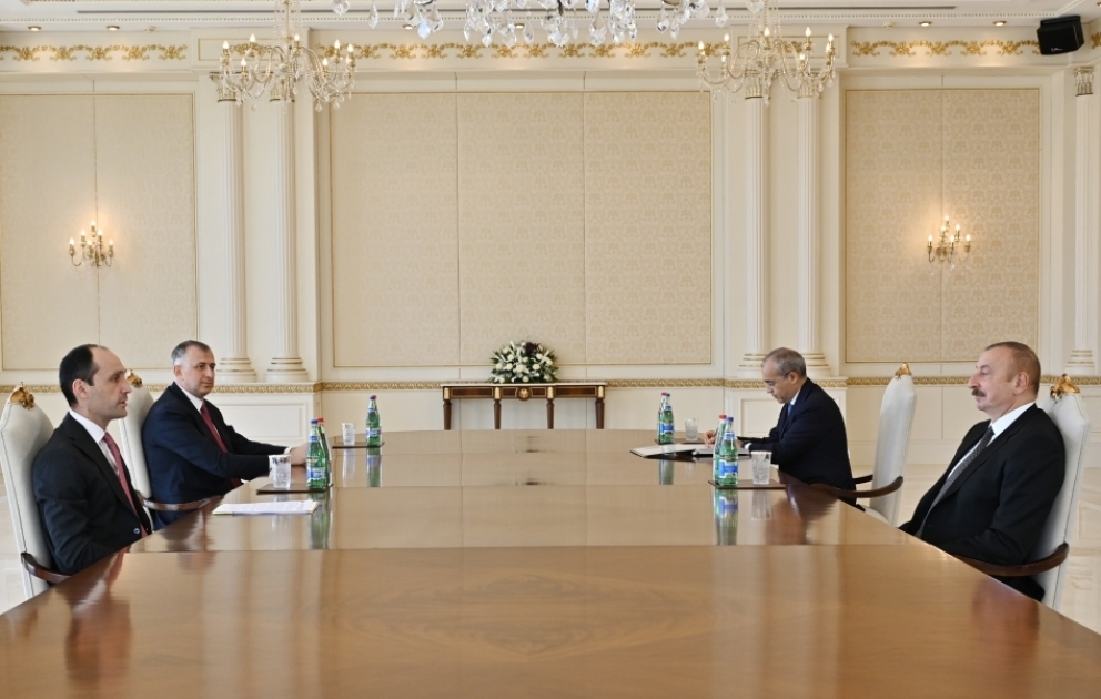 President Ilham Aliyev received Georgia’s Minister of Economy and Sustainable Development