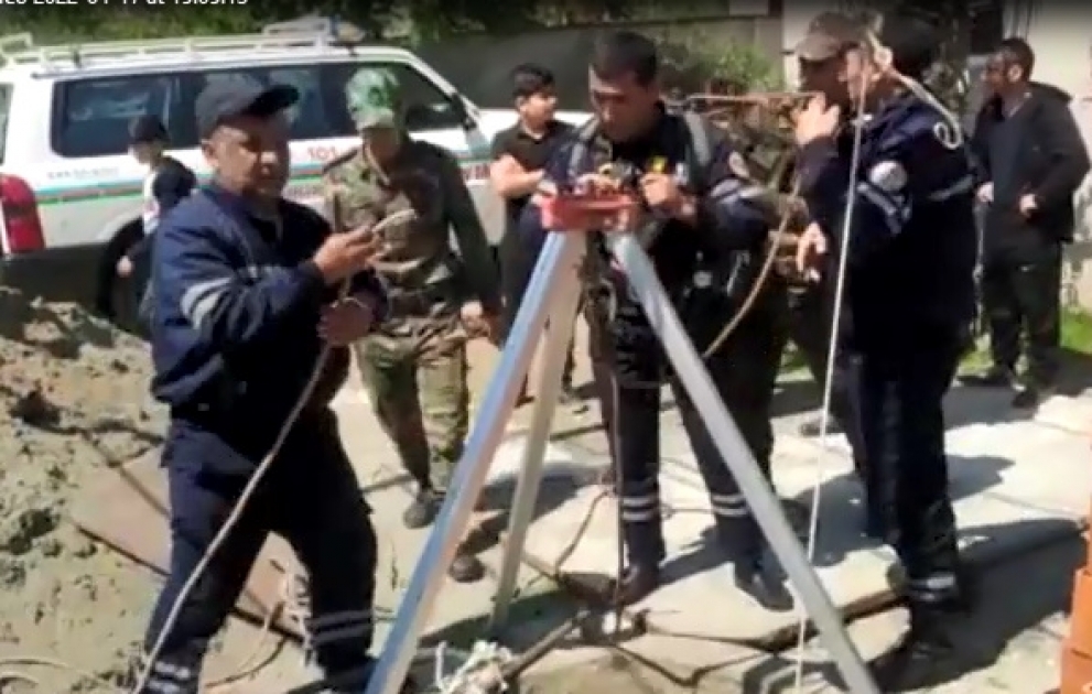 Masallıda su quyusuna düşən şəxs xilas edilib