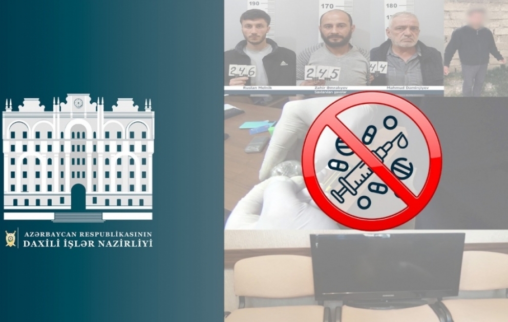 Binə qəsəbəsində yeddi evdən oğurluq edən və narkotiklərin qanunsuz dövriyyəsi ilə məşğul olan şəxslər saxlanılıblar