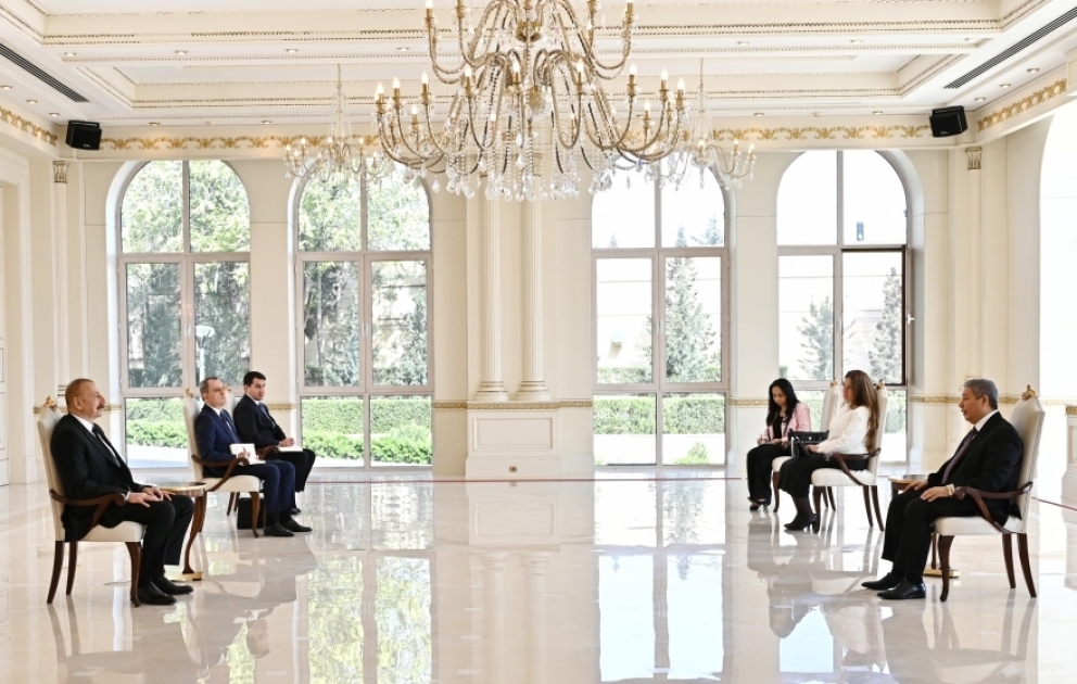 President Ilham Aliyev received credentials of incoming ambassador of Egypt
