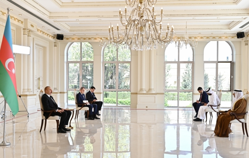 President Ilham Aliyev received credentials of incoming United Arab Emirates’ ambassador