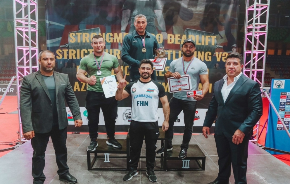 Stronqmen üzrə Azərbaycan çempionatının qalibləri müəyyənləşib