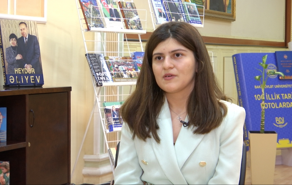8 ölkədən 22 universitetə qəbul olan BDU tələbəsi: Ən böyük arzum alim olmaqdır