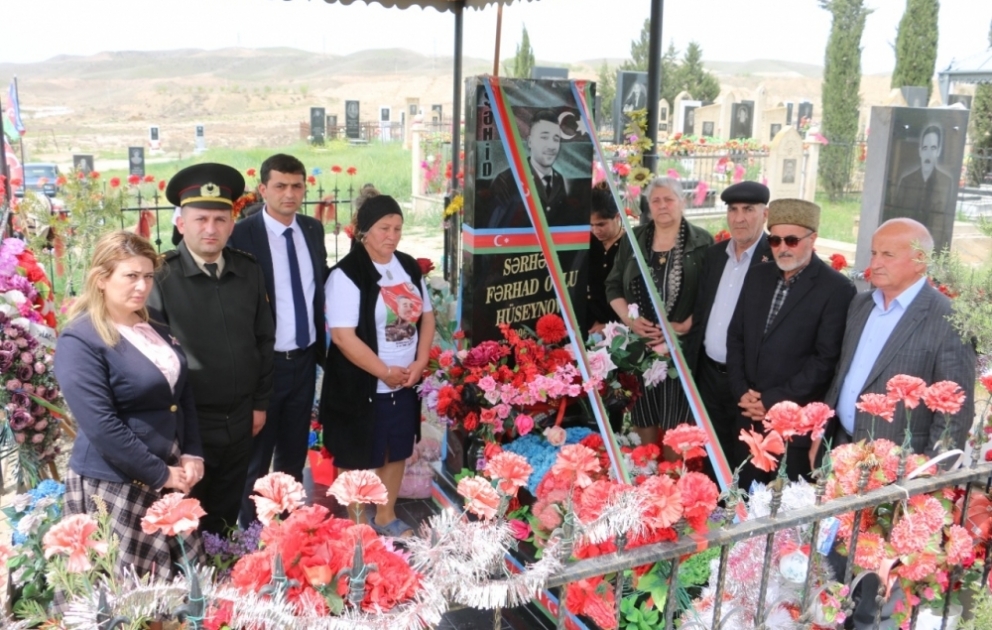 Vətən müharibəsi şəhidi Sərhəd Hüseynovun xatirəsi anılıb