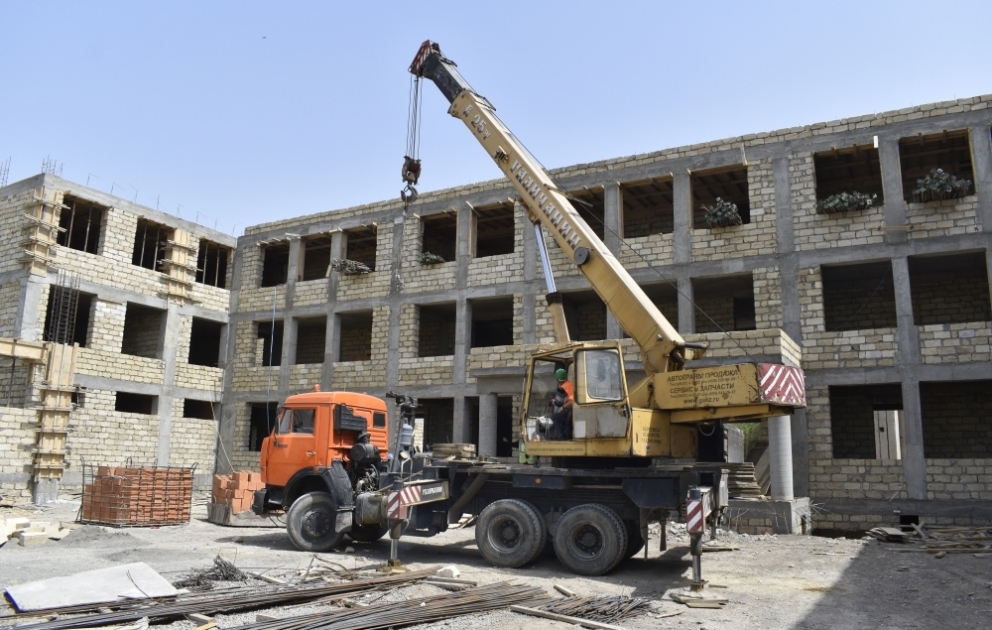 Bərdə rayonunun Xanərəb kəndində 624 şagird yerlik məktəb binası inşa edilir