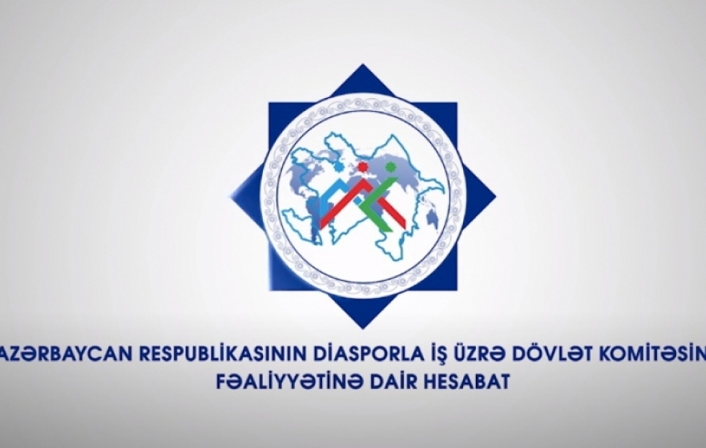 Zəfər Qurultayında Diasporla İş üzrə Dövlət Komitəsinin fəaliyyətinə dair videohesabat təqdim olunub