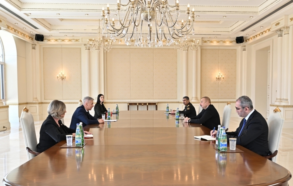 Entretien du président Ilham Aliyev avec le vice-Premier ministre letton