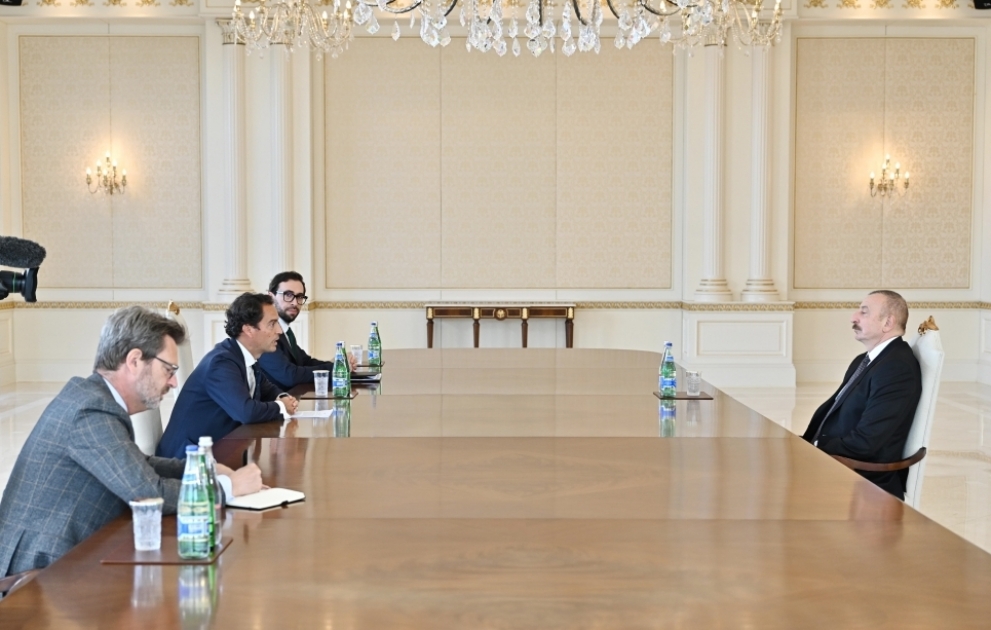President Ilham Aliyev received NATO Secretary General's Special Representative for Caucasus and Central Asia