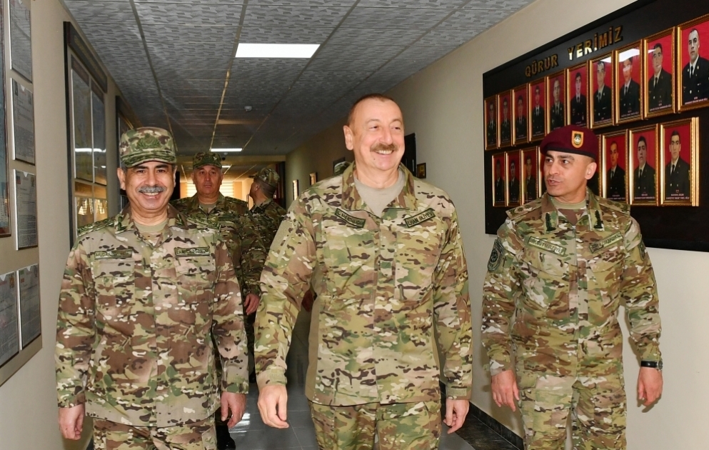 President, Commander-in-Chief of Armed Forces Ilham Aliyev visited military unit of Defense Ministry`s Special Forces