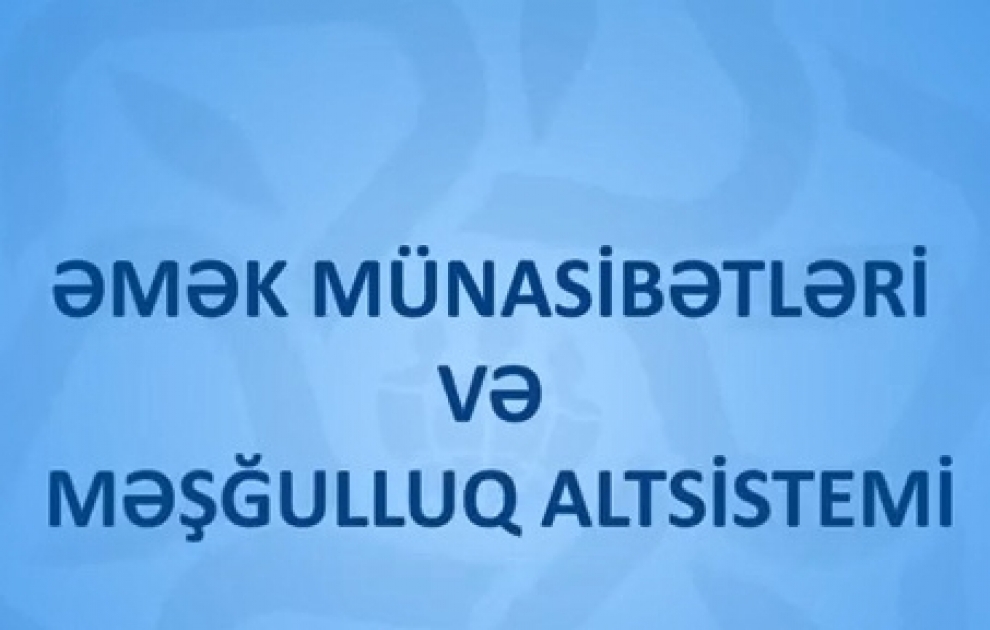 Azərbaycanda əmək münasibətləri sistemində yenilik: “Əmək və Məşğulluq” altsistemi istifadəyə verilib