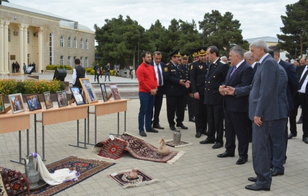 Şabranda ölkəmizin dünya əhəmiyyətli 7 tarixi abidəsindən bəhs edən videoçarx nümayiş etdirilib