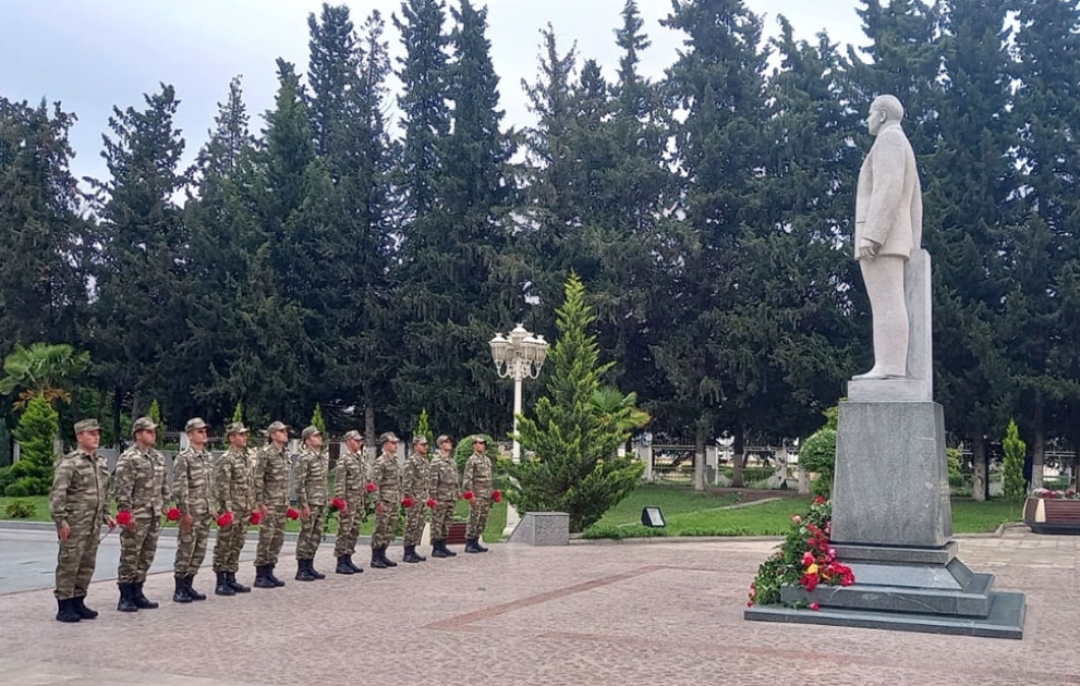 A series of events dedicated to the 99th anniversary of the national leader Heydar Aliyev were held in the Azerbaijan Army