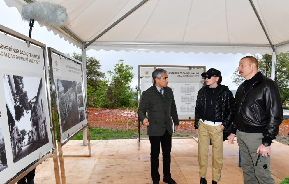 Məşhur tarzən Sadıqcanın Şuşadakı evinin bərpası işləri ilə tanışlıq