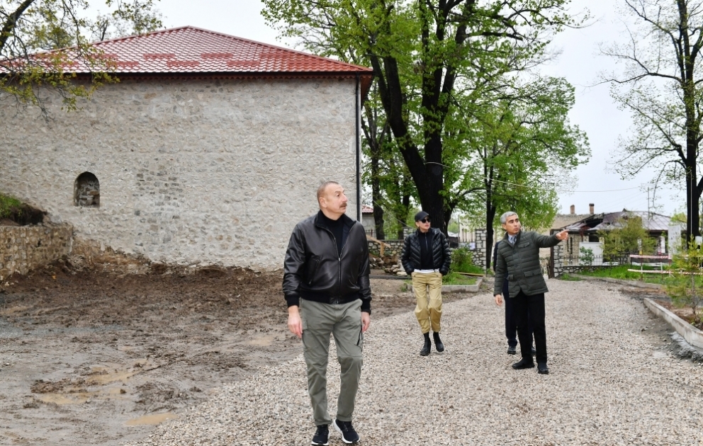 Restoration work at Mehmandarovs’ Estate Complex is carried out by Heydar Aliyev Foundation