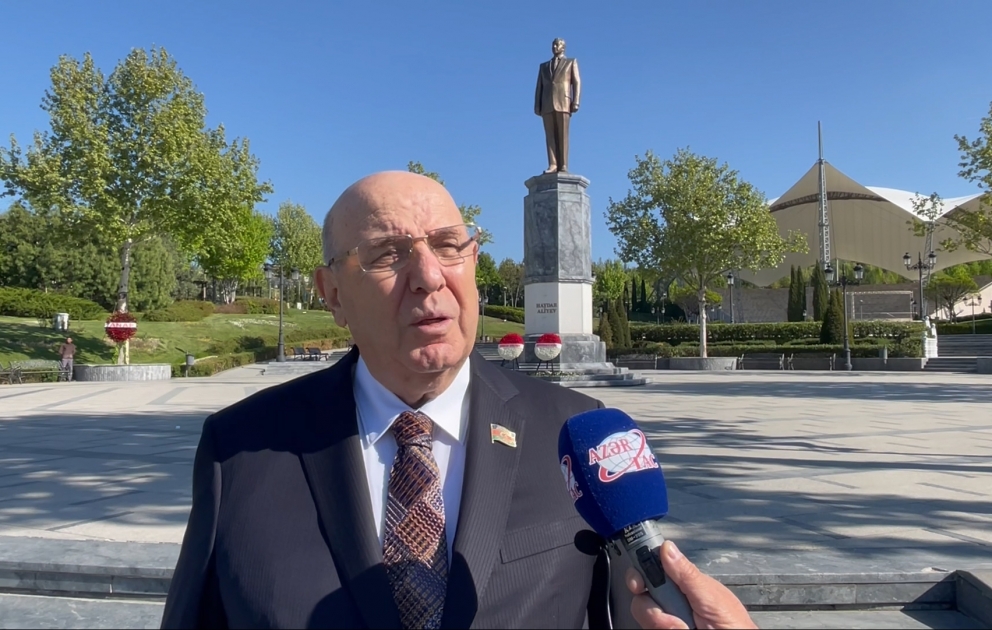Əhliman Əmiraslanov: Qarabağ Zəfərinin təməlində ümummilli lider Heydər Əliyevin müəyyən etdiyi strategiya dayanır