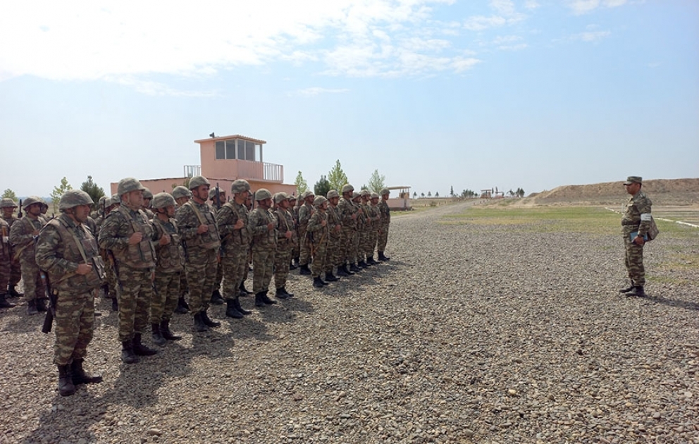 Practical exercises on fire training were carried out