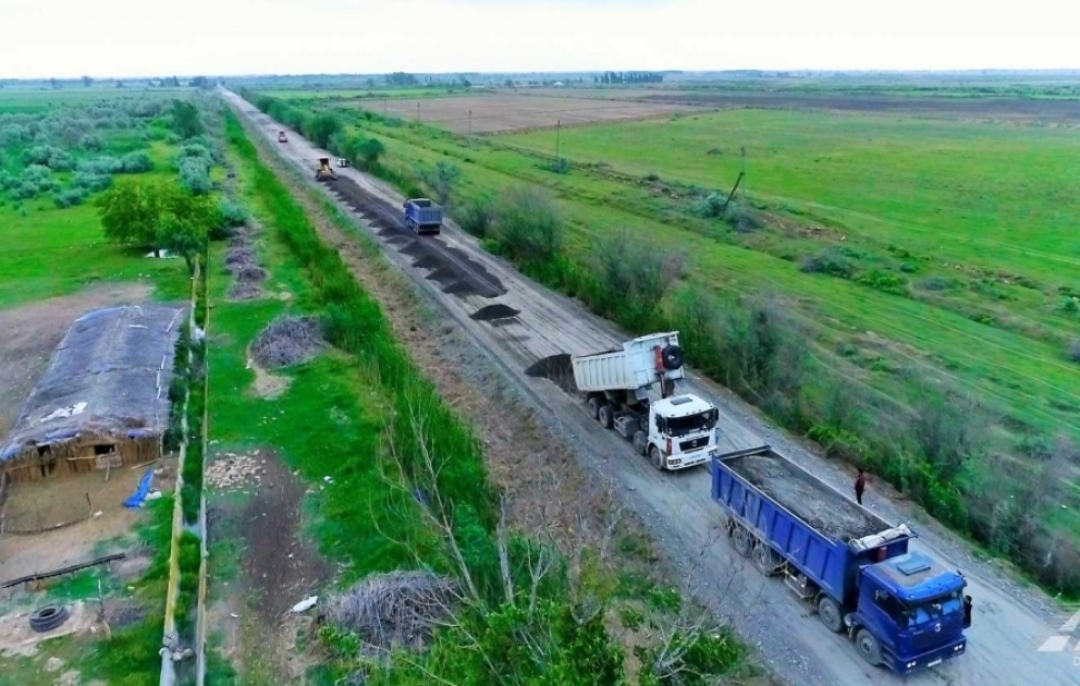 Beyləqanda 7 yaşayış məntəqəsini əhatə edən 36 kilometrlik avtomobil yolu yenidən qurulur