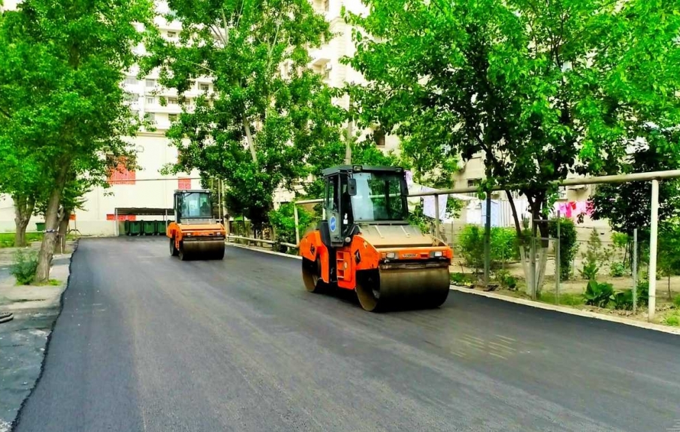 Bakı şəhərində 3 rayon üzrə küçələrin təmiri işləri icra olunur