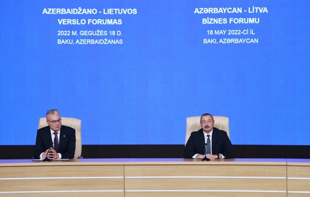 Bakıda Azərbaycan-Litva biznes forumu keçirilib