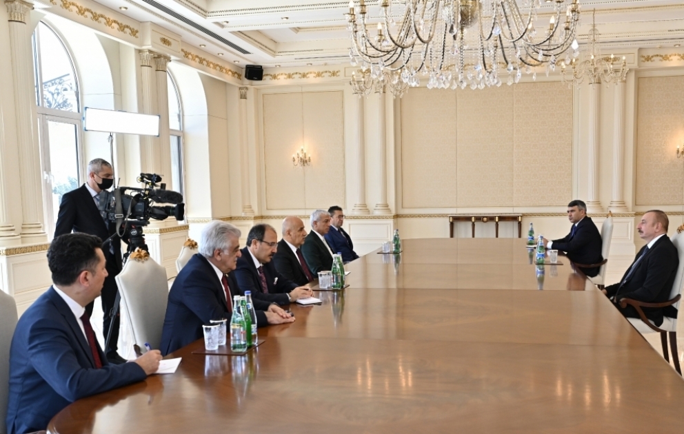Le président azerbaïdjanais reçoit une délégation menée par le ministre turc de l’Agriculture et des Forêts