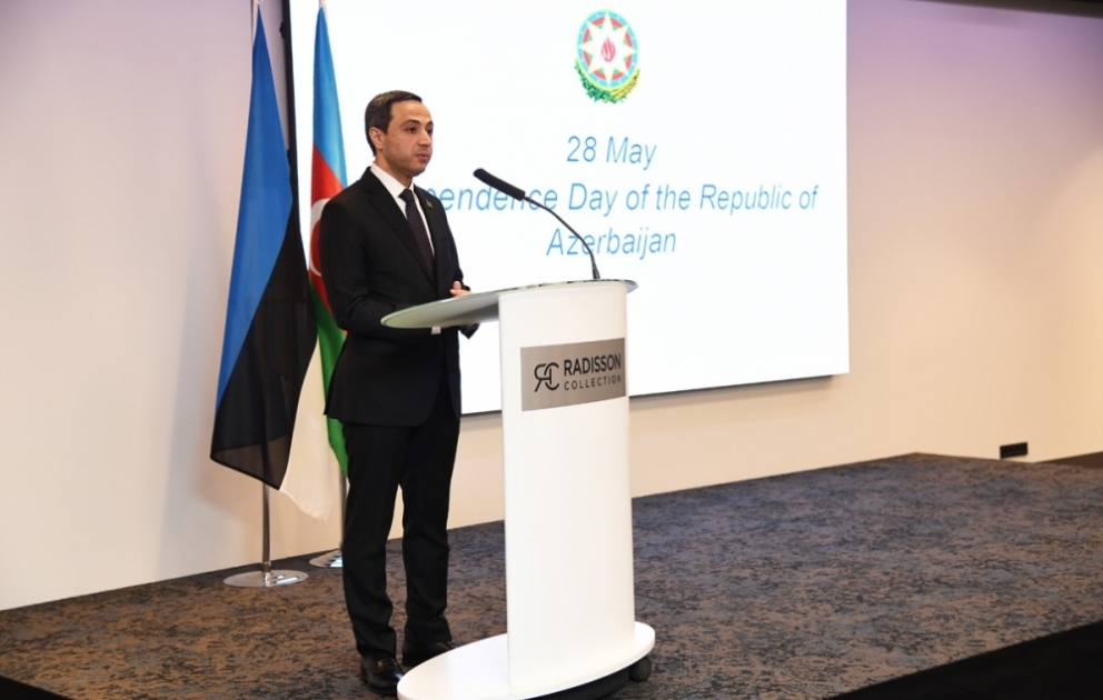 Estoniyada Azərbaycanın Müstəqillik Günü qeyd olunub