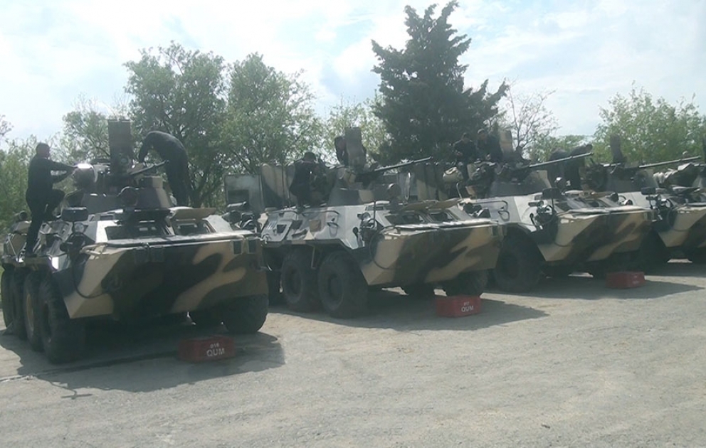 The process of transferring the weapons and equipment into the summer operation mode continues