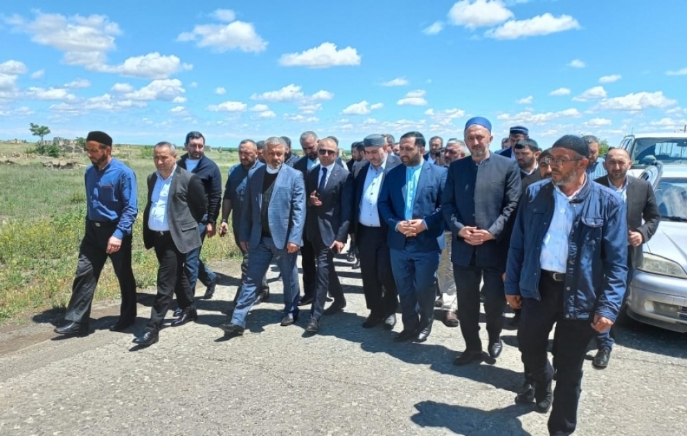 Gürcüstandan olan din xadimlərinin işğaldan azad edilən Ağdama səfəri başlayıb