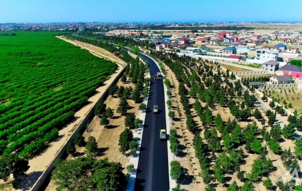 Qala-Şüvəlan qəsəbələrarası avtomobil yolunun yenidən qurulması işləri icra olunur