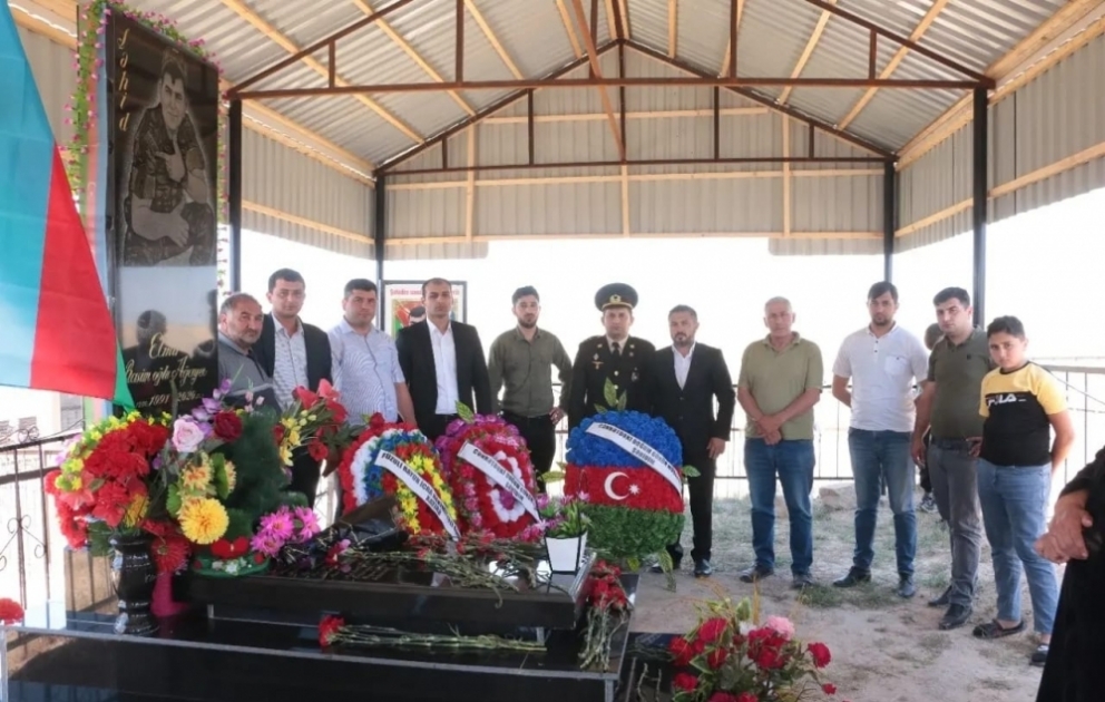 Şəhid Elmir Ağayevin xatirəsi anılıb