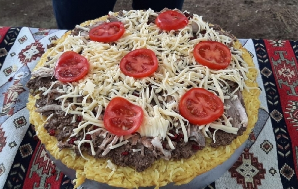 Delicious plov from a professional chef in Lankaran