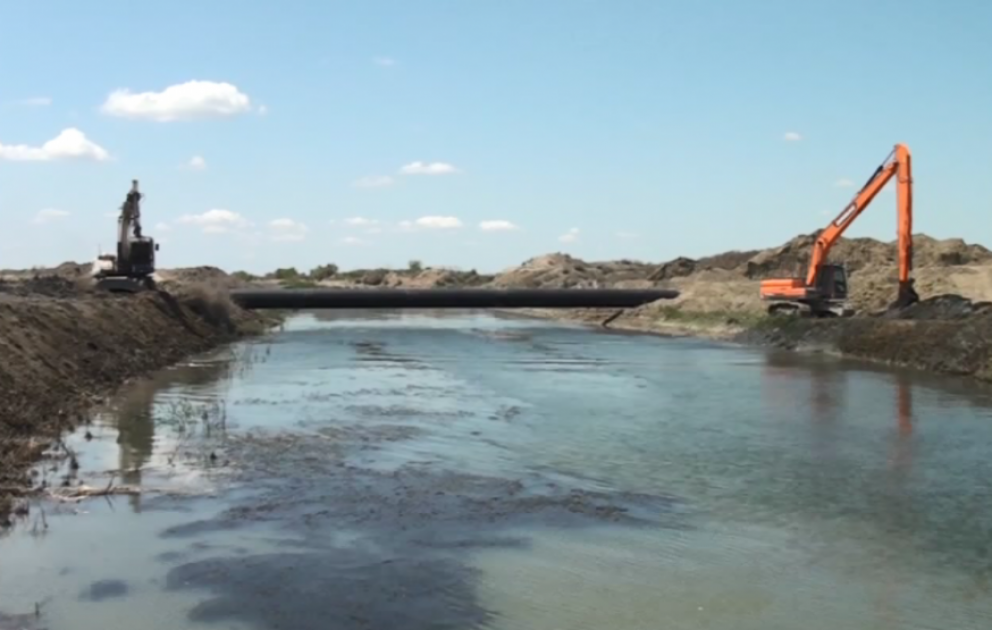 Baş Şirvan Kollektorunda meliorativ tədbirlər davam edir
