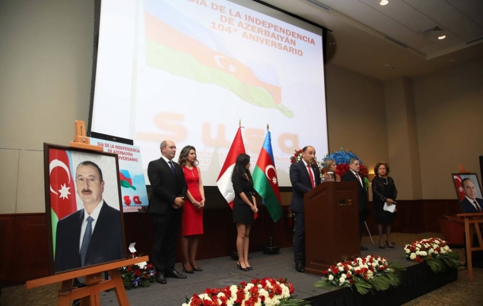 Azərbaycanın Müstəqillik Günü və Şuşa şəhərinin təməlinin qoyulmasının 270 illiyi Peruda təntənəli şəkildə qeyd edilib