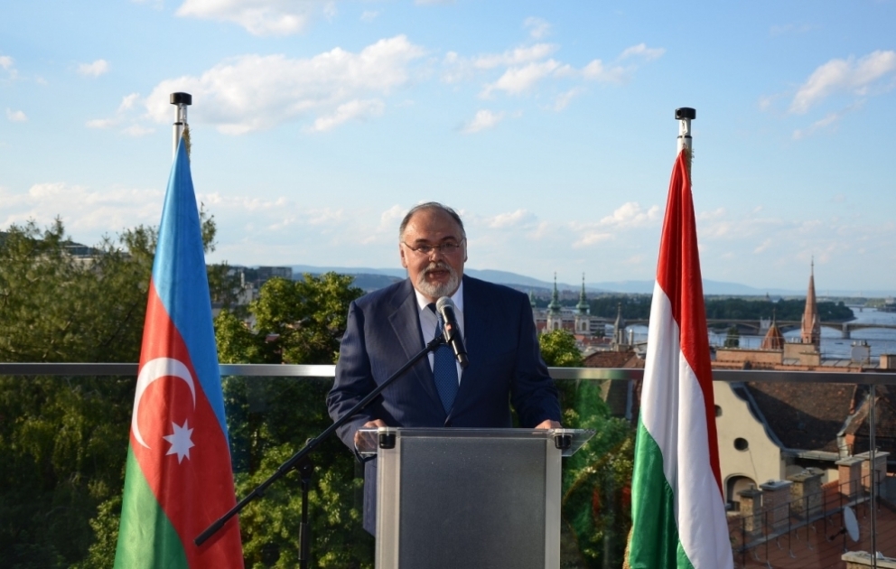 Müstəqillik Günü münasibətilə Budapeştdə ziyafət təşkil olunub