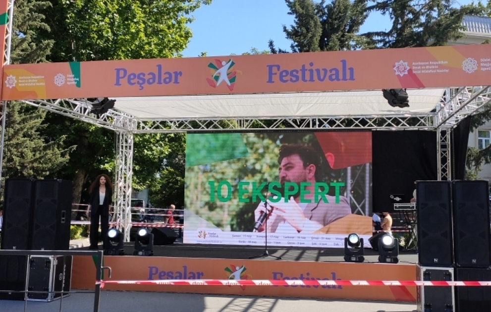 Peşələr festivalının növbəti dayanacağı Mingəçevir şəhəri olub