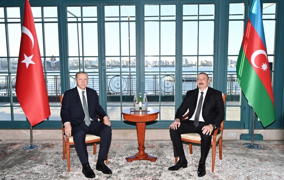 President Ilham Aliyev and President Recep Tayyip Erdogan held meeting