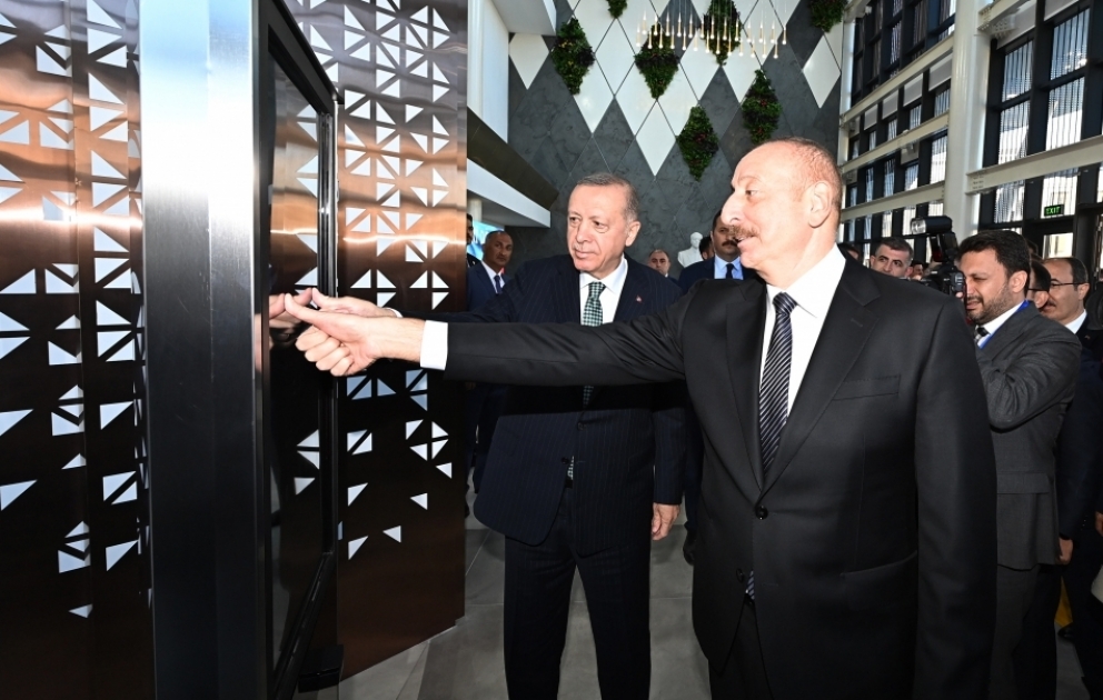 Les présidents azerbaïdjanais et turc participent à l’inauguration du centre 7 du Service ASAN de Bakou et du centre « Bilim Bakou »