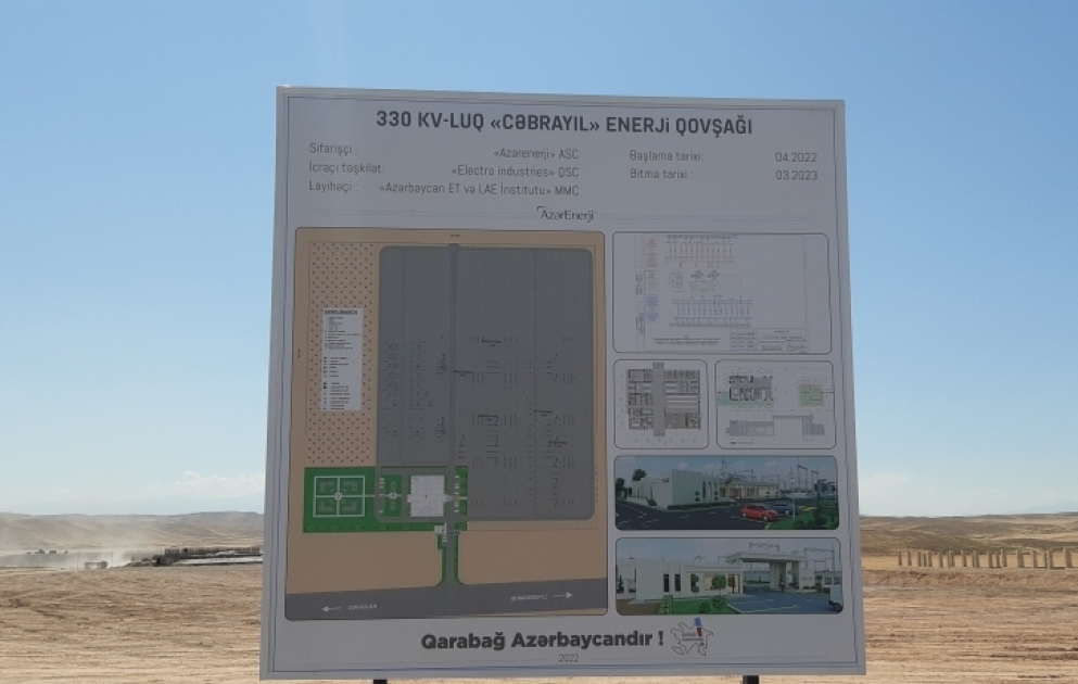 “Cəbrayıl” enerji qovşağı ölkəmizin beynəlxalq enerji dəhlizi yaradılması sahəsində əhəmiyyətinin bariz nümunəsidir