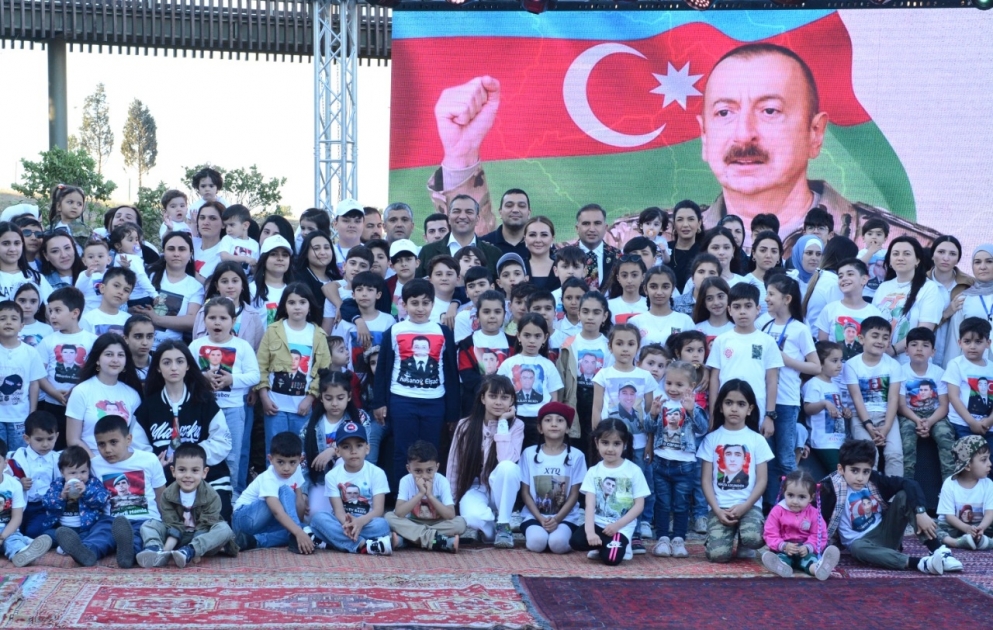 “Yanardağ” qoruğunda Vətən müharibəsi şəhidlərinin uşaqları üçün keçirilən bayram şənliyindən videoçarx hazırlanıb