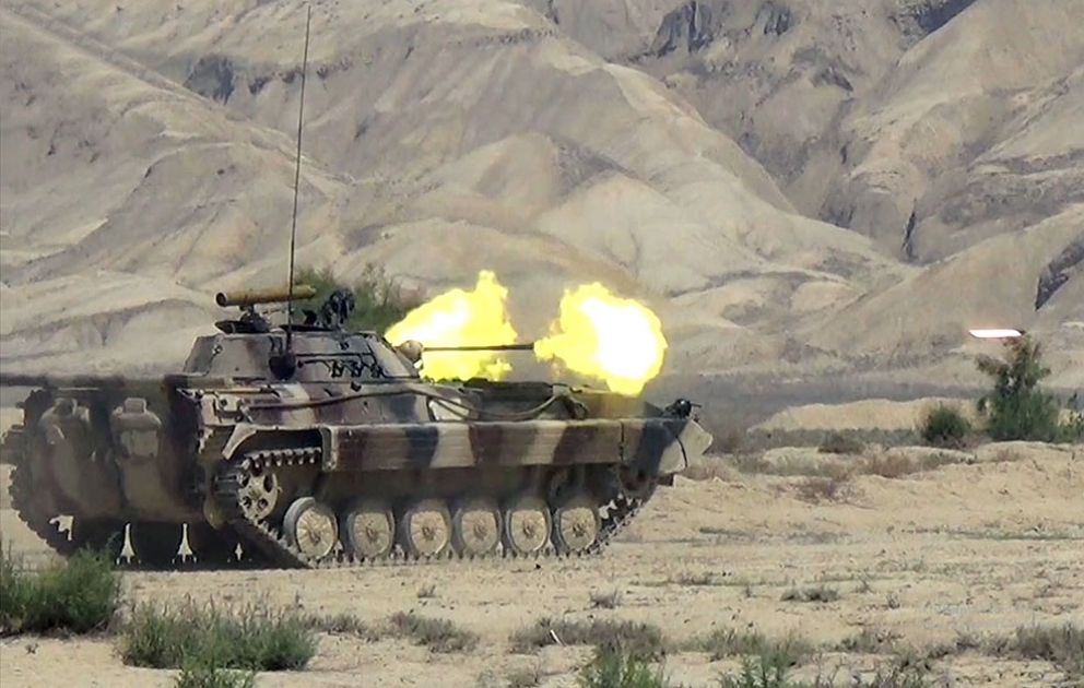 Live-fire tactical exercises were held in the Land Forces