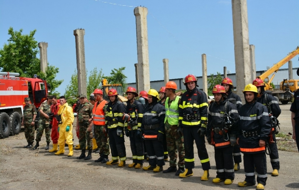 Quba rayonunda kompleks mülki müdafiə təlimi keçirilib