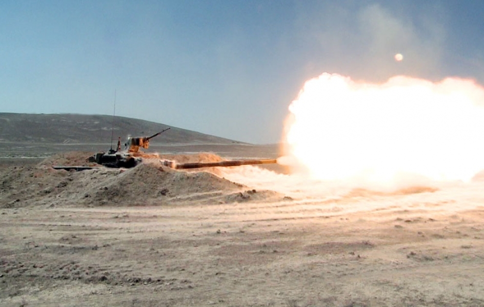 Azerbaijan Army is holding intensive live-fire tactical exercises