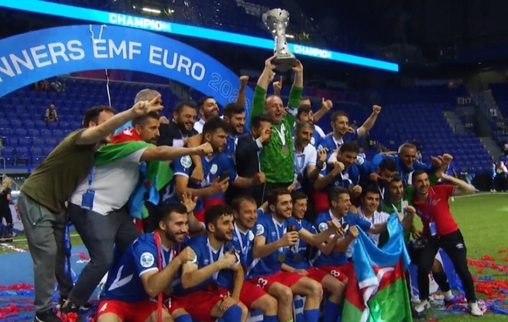 Azerbaijan crowned European minifootball champions