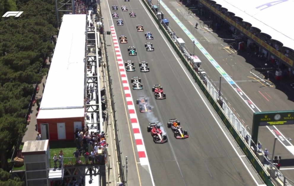Bakıda Formula 1 Azərbaycan Qran-Prisinin əsas yarışına start verilib