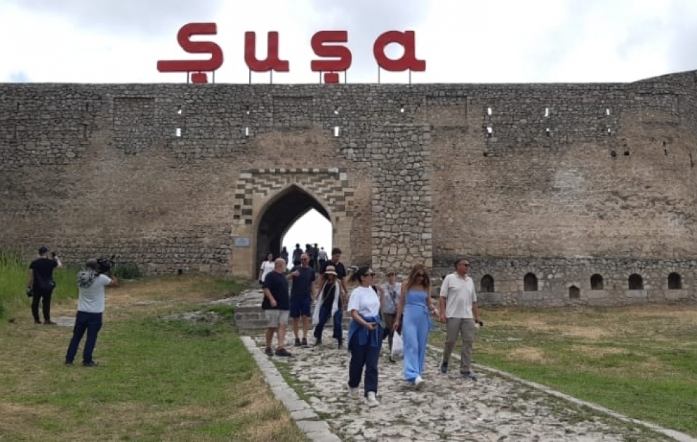 Dünyanın məşhur səyyahları Şuşada