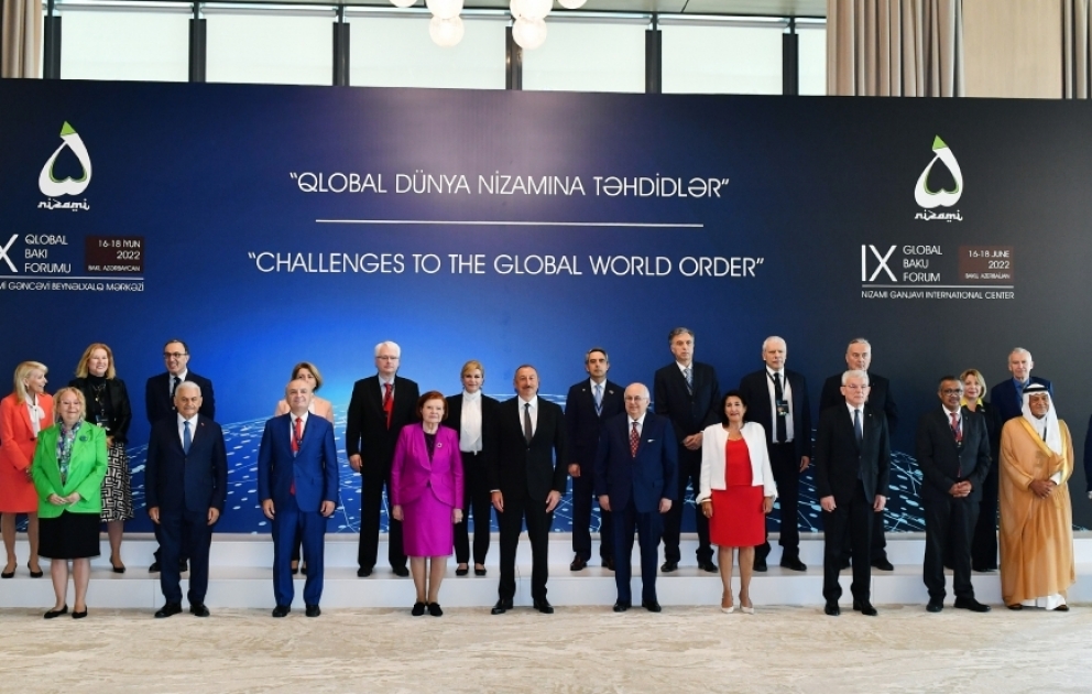 La 9e édition du Forum global de Bakou a entamé ses travaux 
Le président azerbaïdjanais a pris la parole à la cérémonie d’ouverture du forum