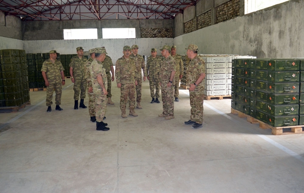 Military facilities being under construction in Kalbajar and Lachin were inspected