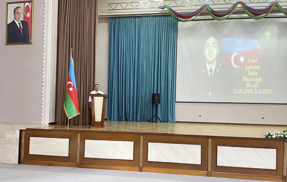 Şəhidlərin xatirəsinə həsr olunmuş anım mərasimi keçirilib